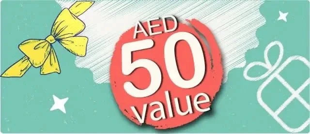 TipTop360 digital gift card for UAE with instant email delivery and AED 50 100 250 500 value options