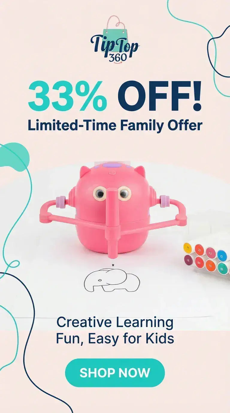 Educational STEM drawing robot toy for kids in Dubai UAE — screen-free creative learning