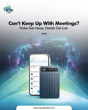 Never Miss a Call Again with Tip Top 360’s AI Voice Recorder
