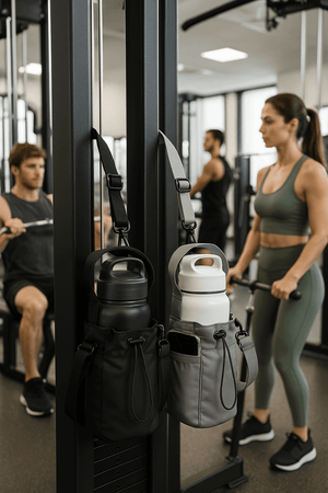 Premium Magnetic Gym Bag by Tiptop360 – Hands-Free