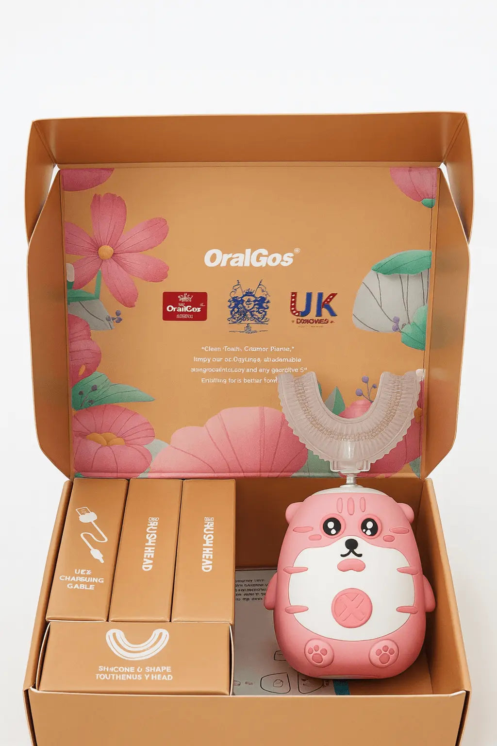 Kids electric toothbrush U-shaped toothbrush kids toothbrush, replacement head, u shaped replacement for electric toothbrush, dental hygiene, dental care, gifts uae gifts ideas birthday gifts delivery birthday gifts