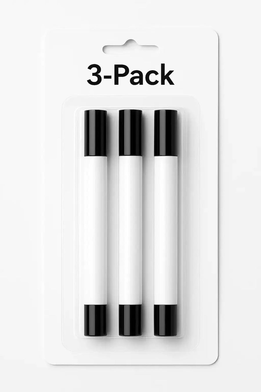 Pack of three black replacement markers included in the sibling Drawing Robot bundle