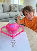 Kids STEM Drawing Robot with 100+ drawing template cards — educational learning toy UAE