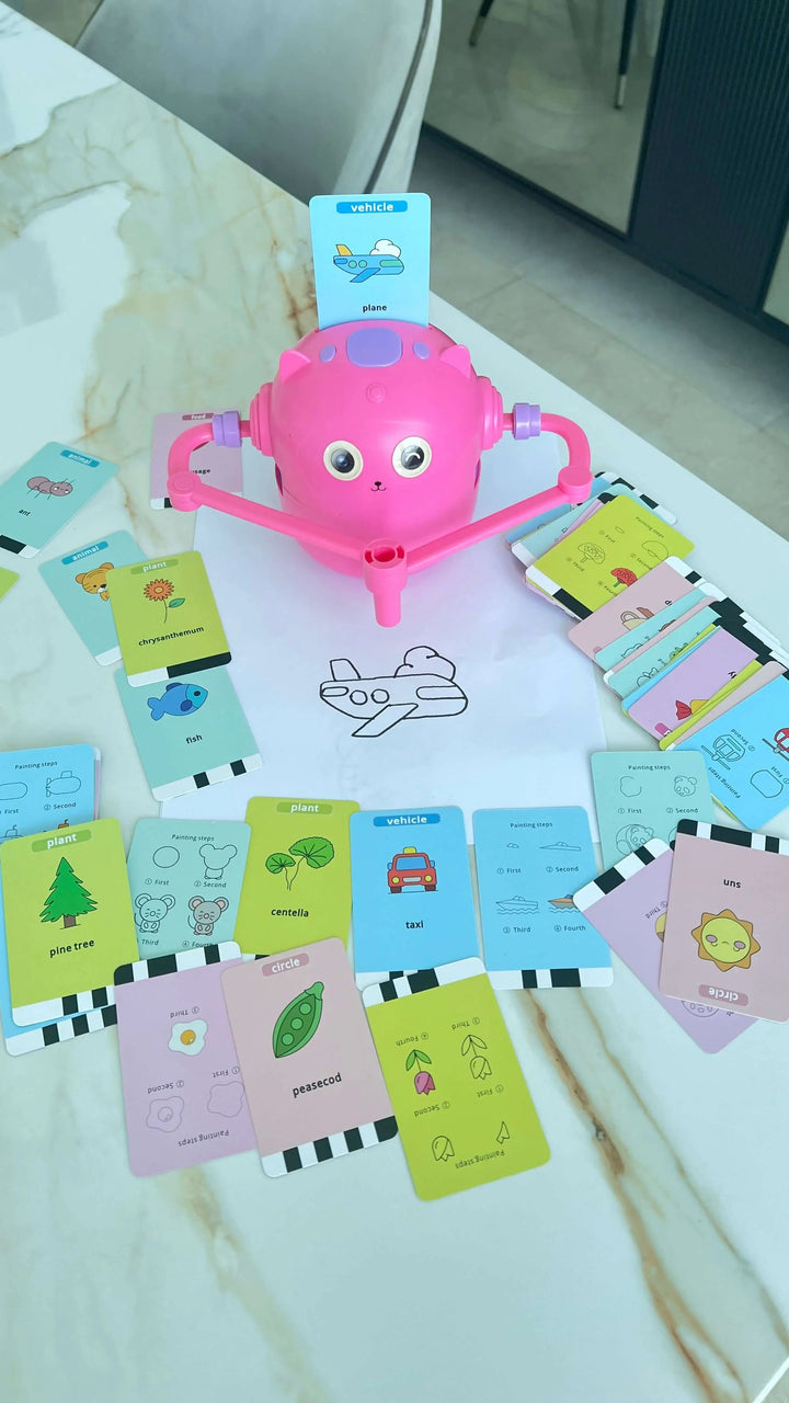 Drawing Robot ,Kids drawing robot Educational robot toy drawing robot, kids drawing robot uae, step by step drawing dubai, drawing abo dhabi, how to draw for kids, screen free fun, best birthday gifts delivered gifts best gift happy birthday gifts 100 gif