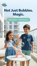 Smoke Bubble Machine for kids with water vapor bubbles, one-button control, and portable child-safe design