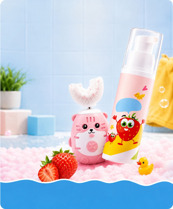 Kids Strawberry Foam Toothpaste