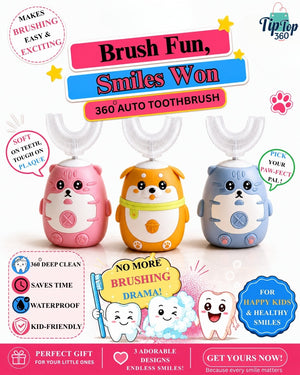 Kids 60s U-Shaped Toothbrush