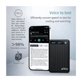 aiVox voice-to-text AI — real-time Arabic and English transcription on companion app