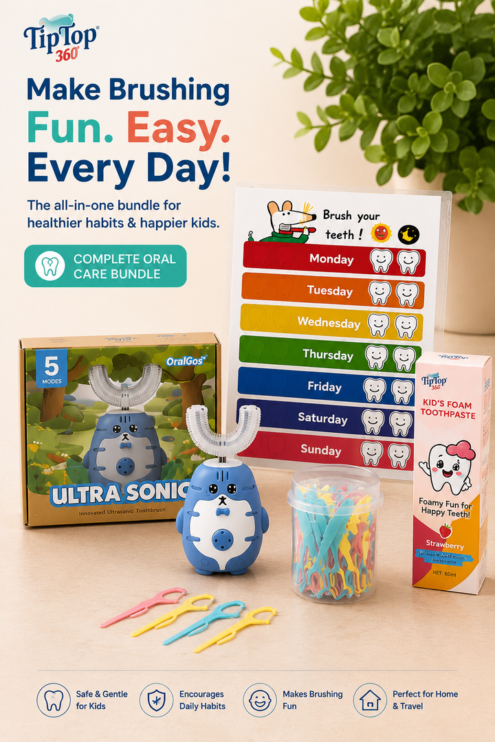 Kids U-Shaped Brush Bundle