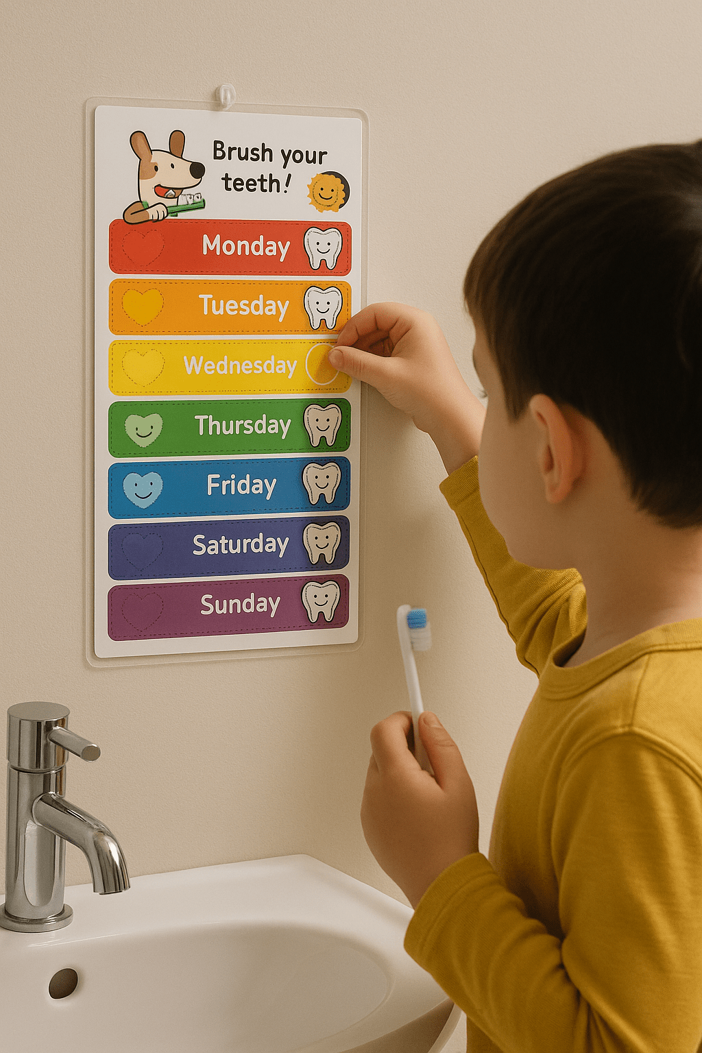 Kids Brushing Record Stickers – Turn Habits into Happiness! - TipTop360