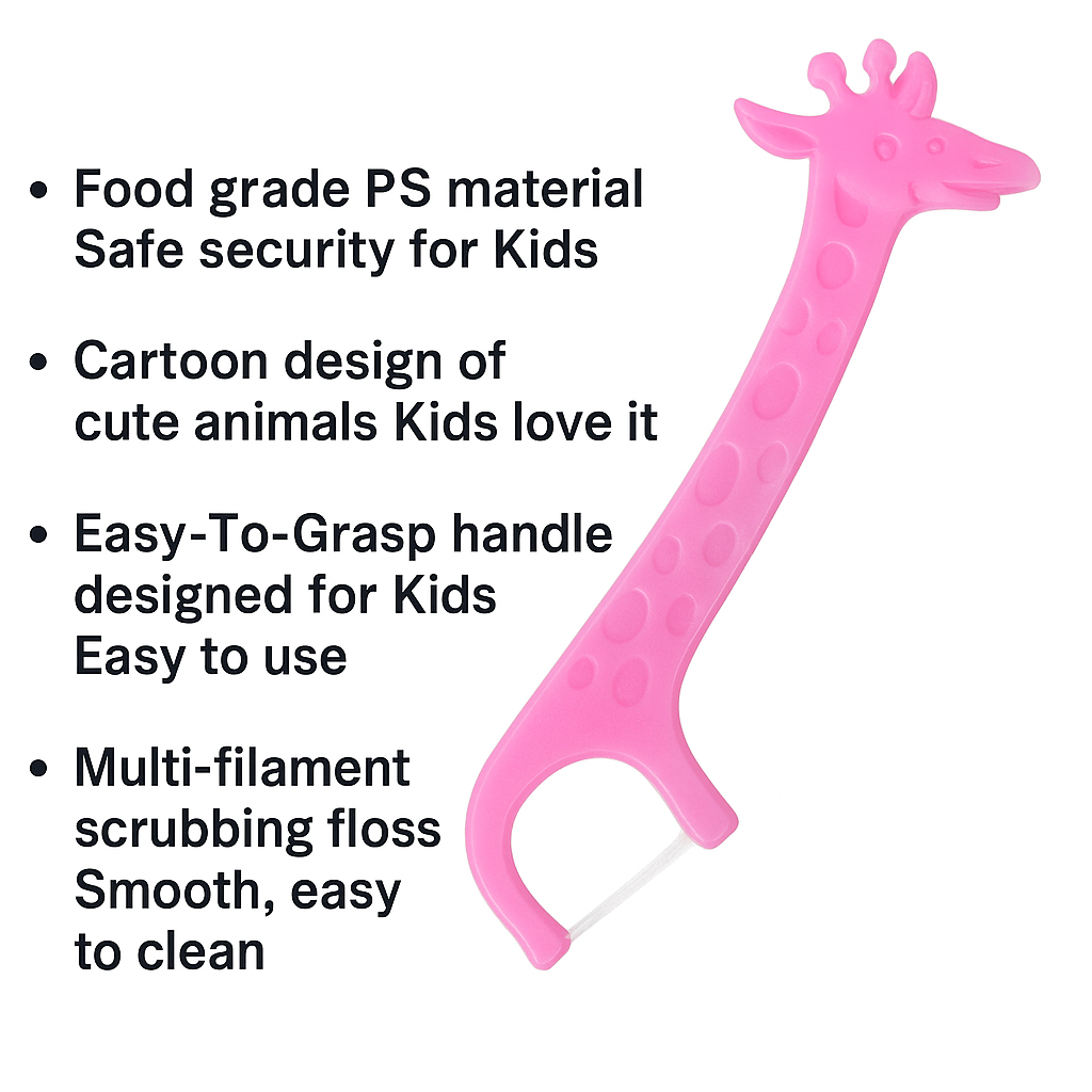 Cartoon Dental Flosser Picks TipTop360