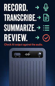 AI Voice Recorder for Meetings & Notes