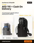 GymGear magnetic gym bag ad - AED 110 cash on delivery UAE