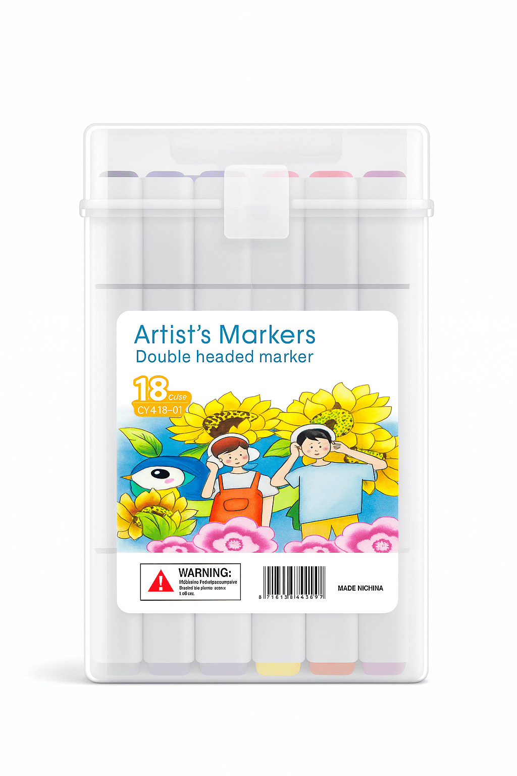 Kids dual-tip markers UAE, drawing, drawing robot, kids drawing, learn drawing step by step, Kids drawing robot, Educational robot toy, drawing robot