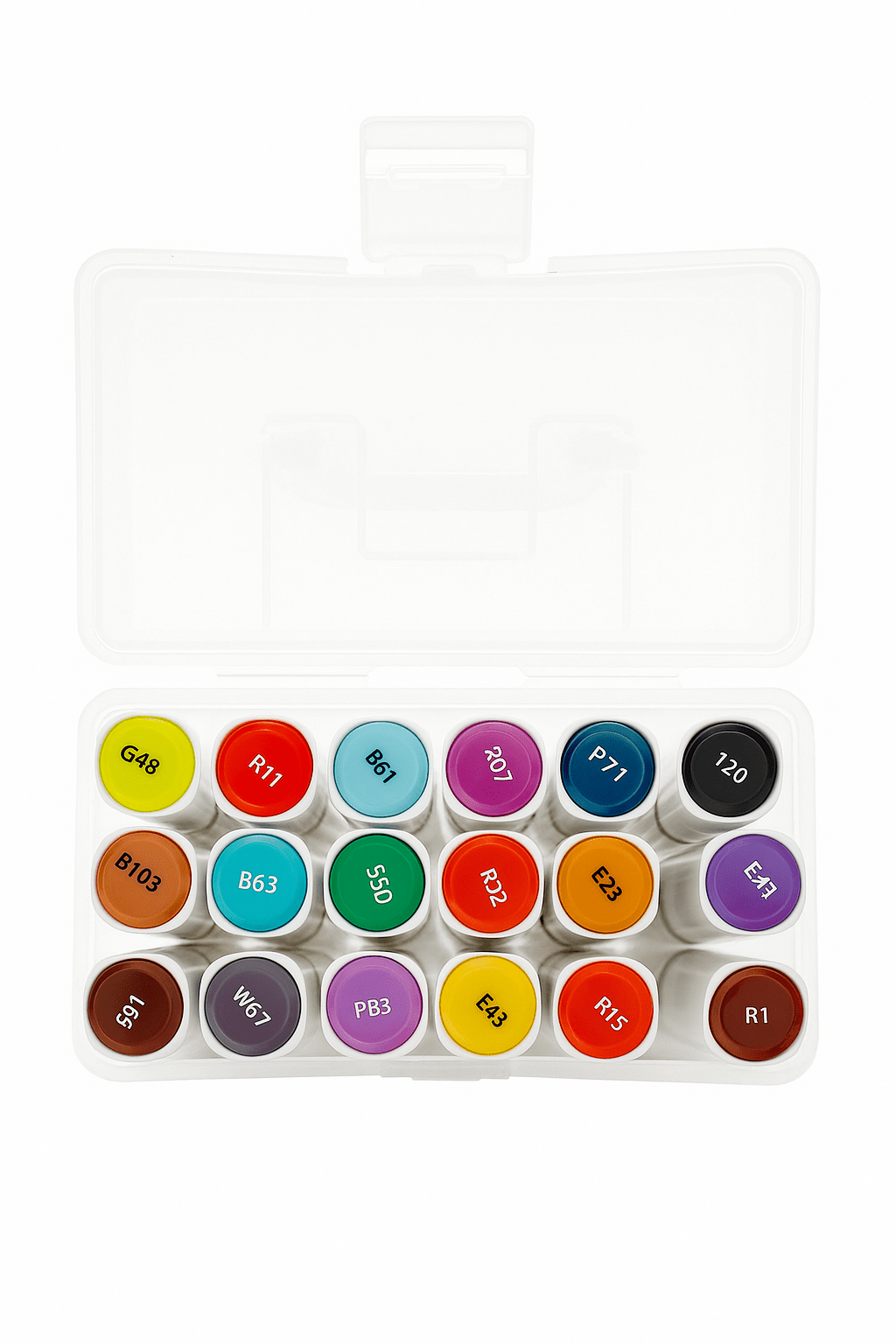 Kids Dual - Tip Markers Set – 18 Washable Colors for Ages 5+ | Pens with Case - TipTop360