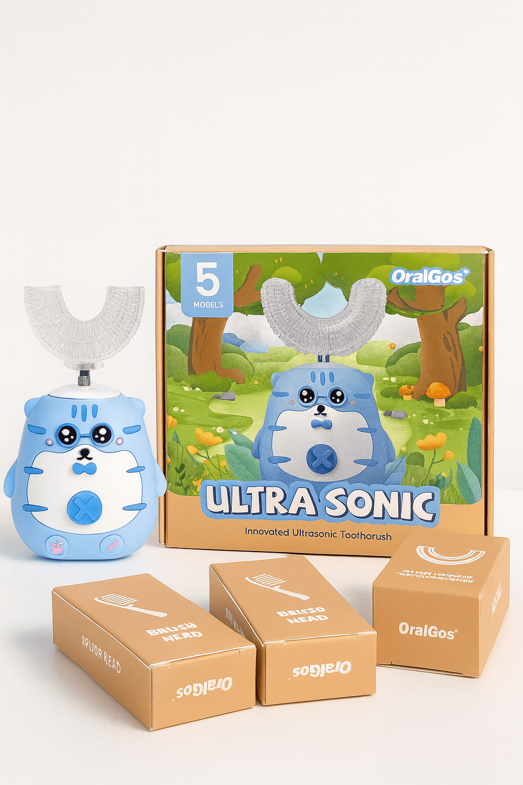 Kids electric toothbrush U-shaped toothbrush kids toothbrush, replacement head, u shaped replacement for electric toothbrush, dental hygiene, dental care, gifts uae gifts ideas birthday gifts delivery birthday gifts