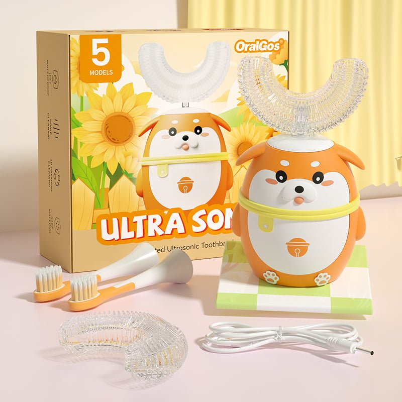 Kids U-Shaped Electric Toothbrush | 360° Teeth Cleaning - TipTop360
