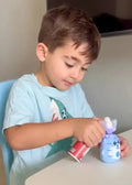 toddler using kids electric toothbrush gentle gum safe design