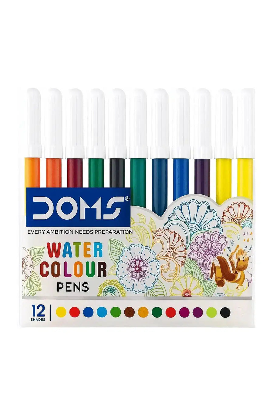 12-Color Kids Watercolour Pens included in the sibling Drawing Robot bundle