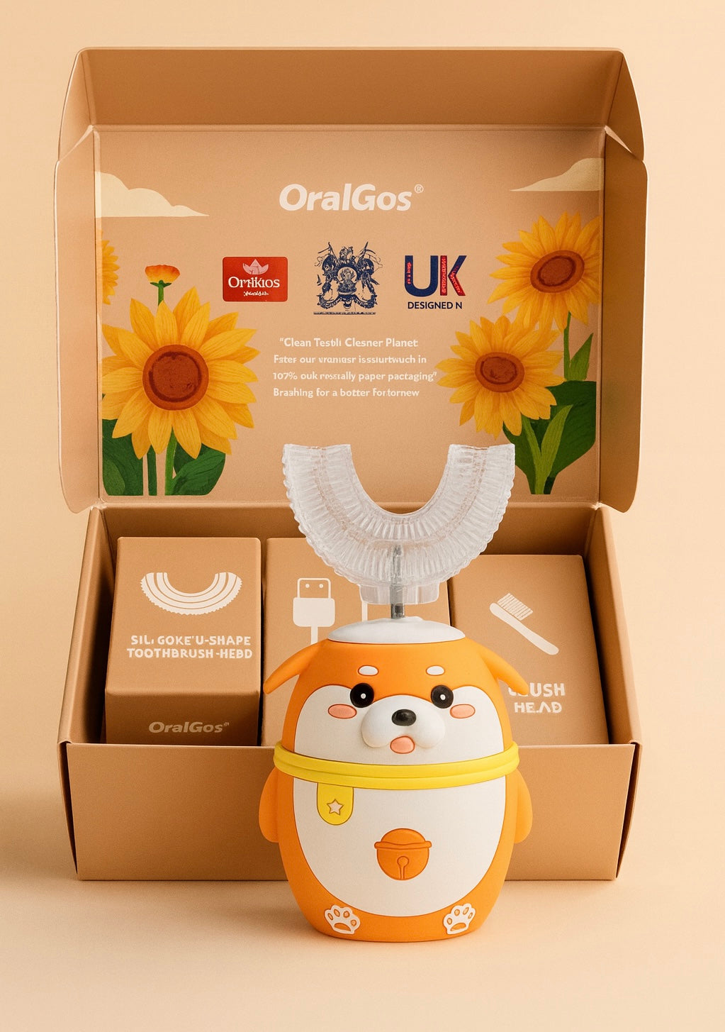 Kids U-Shaped Electric Toothbrush, replacement head, u shaped replacement for electric toothbrush, dental hygiene, dental care, gifts uae gifts ideas birthday gifts delivery birthday gifts