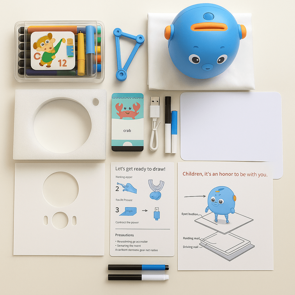 Smart Drawing Robot for Kids | 100+ Templates | Screen - Free Learning Toy | Ages 3+ | Fast UAE Delivery - TipTop 360
