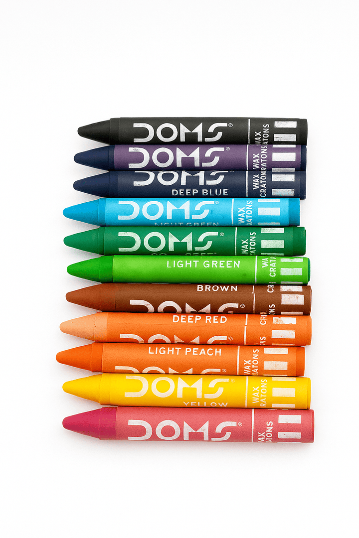Super Smooth Wax Crayons – 12 Vivid Colours for Tiny Hands & Big Dreams! - TipTop360