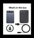 AI voice recorder unboxing — TipTop360 package with device, USB cable, and quick start guide